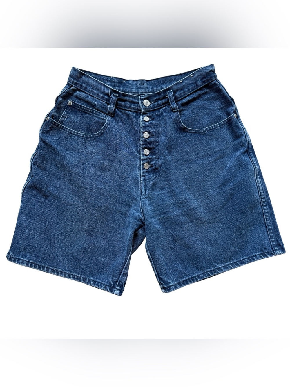 VTG 90’s Jordache Button Fly Denim Shorts High Rise Mom Jean Shorts USA Size 26